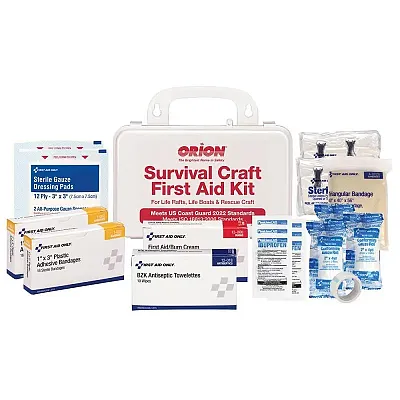 Orion Survival Craft First Aid Kit - Hard Plastic Case