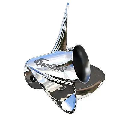 Turning Point SpeedZone Max3 - Right Hand - Stainless Steel Propeller - 3-Blade 