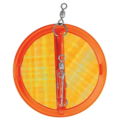 Luhr-Jensen 3-1/4&quot; Dipsy Diver - Fire/Silver Bottom Moon Jelly