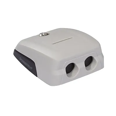 Scanstrut Horizontal Double-Entry Cable Seal - Grey - Multiple Cable Combination