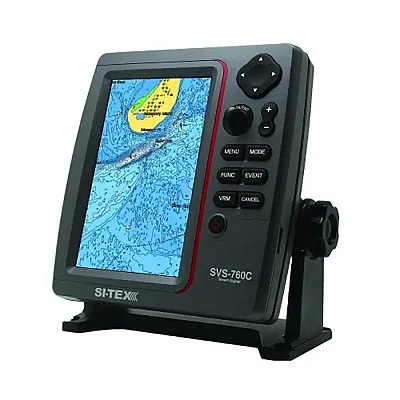 SI-TEX Standalone 7&rdquo; GPS Chart Plotter System w/Color LCD, External GPS An