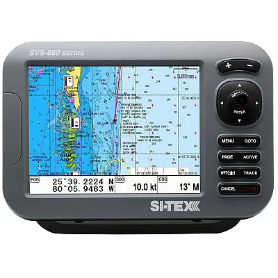 SI-TEX Standalone 8&rdquo; Chart Plotter System w/Color LCD, Internal GPS Antenn