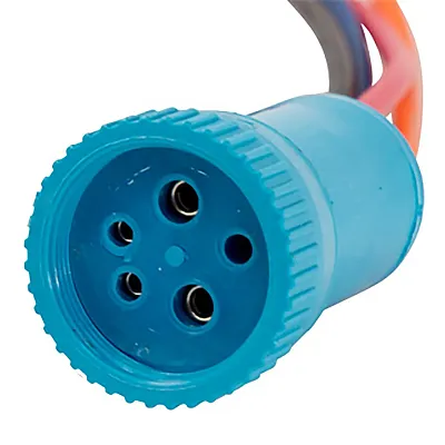 Bluewater 22mm Electronic Deutsch Connector w/4-Wire Pigtal - 4' Lead