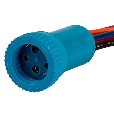 Bluewater 19mm Electronic Deutsch Connector w/5-Wire Pigtal - Nav/Anchor - 1' Le