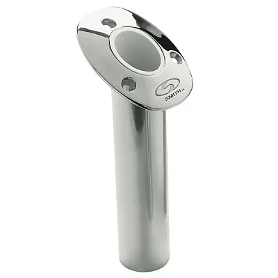 C.E. Smith Flush Mount Rod Holder - 30 Degree &amp; 9" Depth - Stainless Steel -