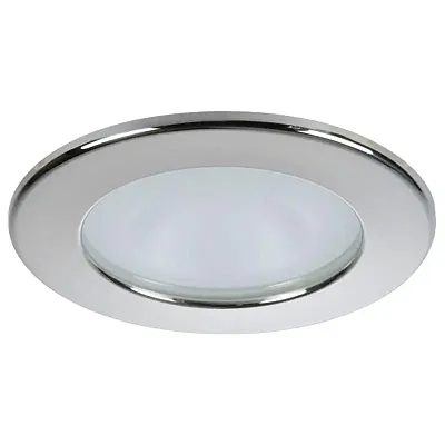 Quick Kai XP Downlight LED - 6W, IP66, Spring Mounted - Round Stainless Bezel, R