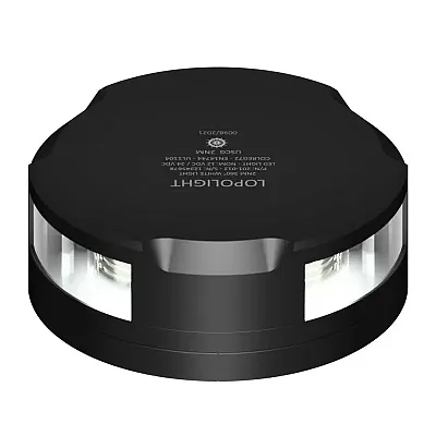 Lopolight 360-Degree Anchor Light - 2NM - Black Housing w/FB Base