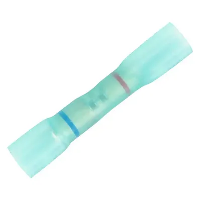 Pacer Step-Down Butt Splices w/Blue Heat Shrink - 22-18 AWG to 16-14 AWG - 100 P