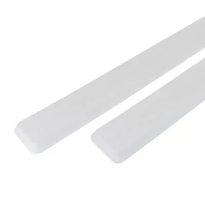 SeaDek Cockpit Coaming Bolster Set (2) - 4" x 39" &amp; 20mm Thick - White w/Bru