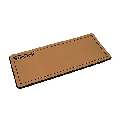 SeaDek 16&rdquo; x 39" 20mm Dual Density Large Helm Pad w/SeaDek Logo - Brushed 