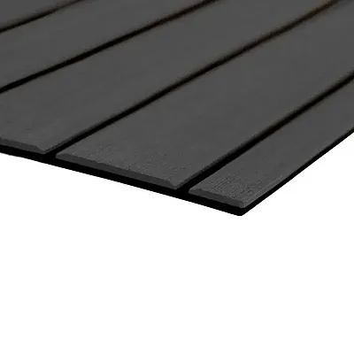 SeaDek 40" x 80" 6mm Teak Full Sheet - Brushed Texture - Dark Grey/Black (1016mm