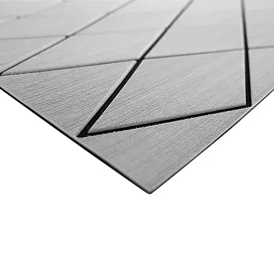 SeaDek 40" x 80" 6mm Two Color Diamond Full Sheet - Brushed Texture - Storm Grey