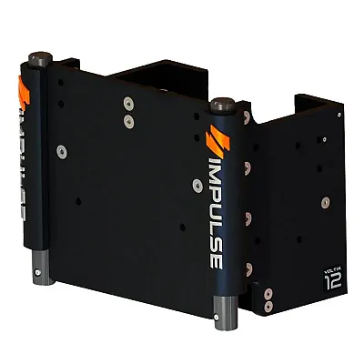 IMPULSE XL 12&quot; Set Back Electric Jack Plate w/Standard Control - Black Anodize