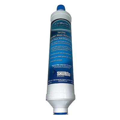 Shurflo by Pentair Quad-Stage Bacteriostatic KDF/Carbon In-Line City Water Entry