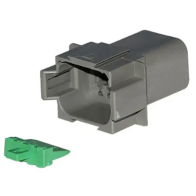Pacer Deutsch DT Receptacle &amp; Wedge Lock Kit - 8 Position - 5 Pack