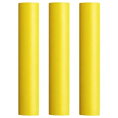 Pacer Battery Cable Heat Shrink Tubing - 1" x 12" - Yellow (3-Pieces)