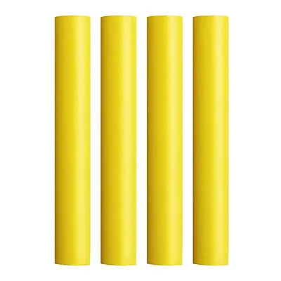 Pacer Battery Cable Heat Shrink Tubing - 3/4" x 12" - Yellow (4-Pieces)