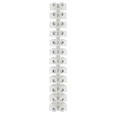 Pacer 40A Euro Style Terminal Block - 12 Positions - 5 Pack