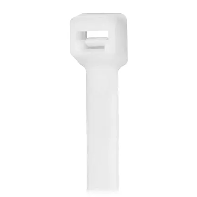 Pacer 4&quot; Cable Tie - Natural Color - 18lb Tensile Strength - 1&quot; Bundle Diameter 
