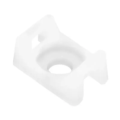 Pacer Screw Down Cable Tie Mount - #8 Screw Mount Method - Natural Color - 100 P