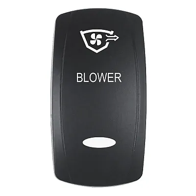 Pacer Actuator - 'BLOWER' f/V Series Contura Switches - Black - Laser Etched (To