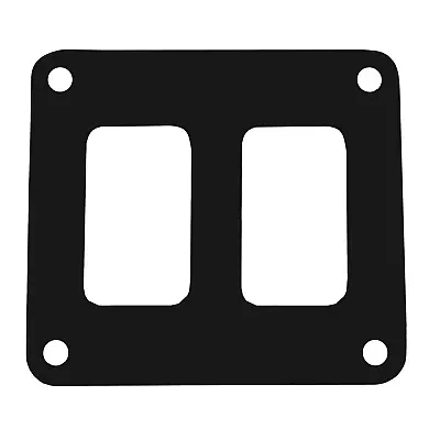 Pacer Switch Panel - 2 Switch &amp; 1 Row - 3&quot; x 2.75&quot; - Black Powder Coated Alu