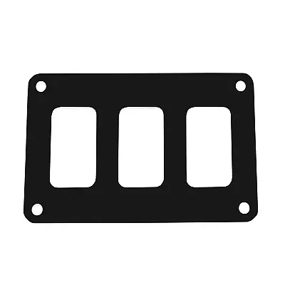 Pacer Switch Panel - 3 Switch &amp; 1 Row - 4.25&quot; x 2.75&quot; - Black Powder Coated 