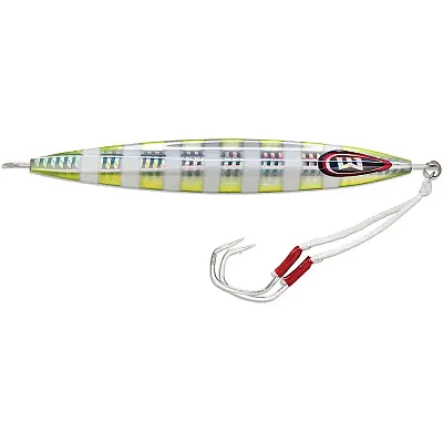 Williamson Kensaki 280 Jig - 7.25&quot; - 9-7/8oz - Chartreuse Blink
