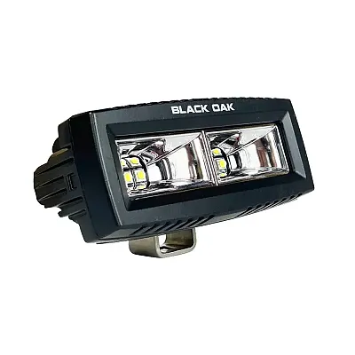 Black Oak 4&quot; Marine Spreader Light Flood Scene LED Pro Series 3.0 - Black