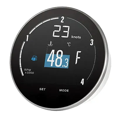 Veratron 85mm (3-3/8&quot;) VMH-35D Diesel Multifunction Gauge - NMEA2000 Certified (