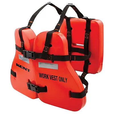 Kent Type V Vinyl Dip Work Vest - Oversized - Fits Chest Size 42&rdquo;- 68&rdqu