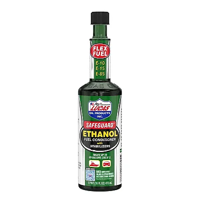 Lucas Oil Safeguard Ethanol Fuel Conditioner With Stabilizers - 16 Ounce