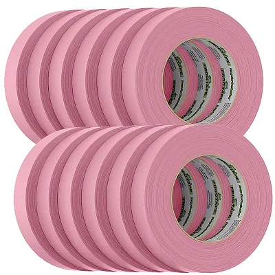 FrogTape CP 325 Medium-High Adhesion Masking Tape - 24MM x 55M x 6-Pack - Pink -