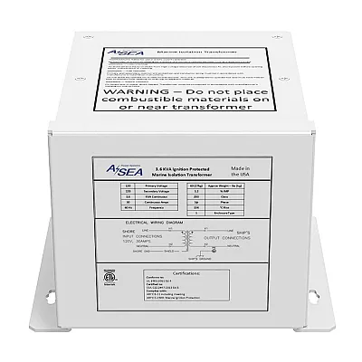 ASEA Power Systems 3.6 kVA Isolation Transformer