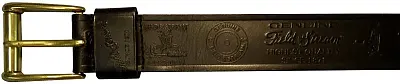 Barjan 10610300132 32&quot; Black Embossed Belt Field & Stream