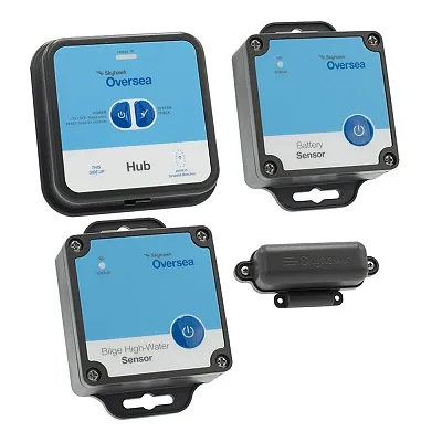 Skyhawk Oversea Starter Kit Hub - 1 Oversea Hub, 1 Battery Sensor, 1 Bilge High-