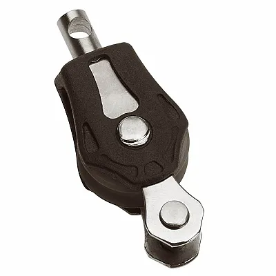 Barton Marine Size 0 20mm Plain Bearing Pulley Block Single Swivel &amp; Becket
