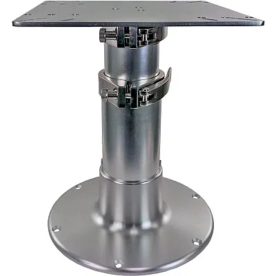 Springfield Pedestal - 3-Stage Table - 16&quot;-30&quot; - Brite Dip