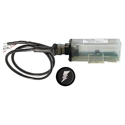 TALOS Remote Housing Lightning Detection System w/20&#039; Cable - Black Round Indica