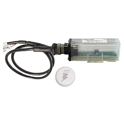 TALOS Remote Housing Lightning Detection System w/20&#039; Cable - White Round Indica