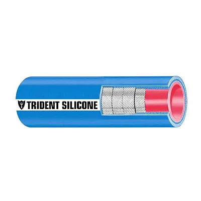 Trident Marine 1-1/2" x 36' Blue Silicone Wet Exhaust Hose