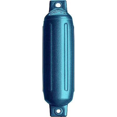 Polyform G-1 Twin Eye Fender 3.5" x 12.8" - Metallic Blue