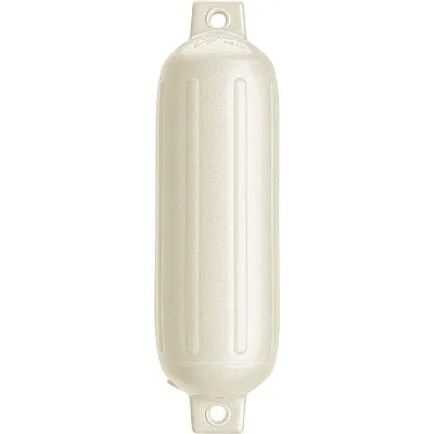 Polyform G-3 Twin Eye Fender 5.5&quot; x 19&quot; - Metallic White