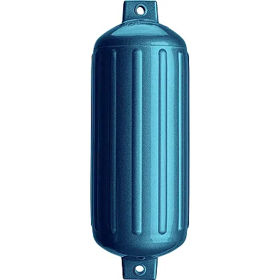 Polyform G-6 Twin Eye Fender 11" x 30" - Metallic Blue