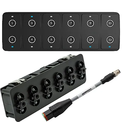 Maretron CKM12 Keypad w/CKM to NMEA 2000&reg; Adapter Cable - 0.2M (Horizontal O