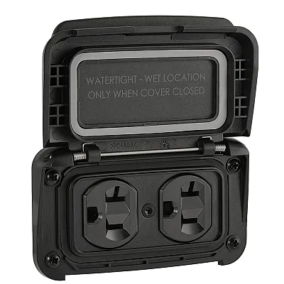 Scanstrut Ventura Series Dual AC Outlet - 125V - 20A