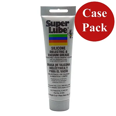 Super Lube Silicone Dielectric &amp; Vacuum Grease - 3oz Tube *Case of 12
