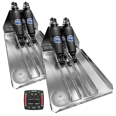 Bennett Marine BOLT 14x20 Dual Electric Trim Tab System w/One Box Indication Uni