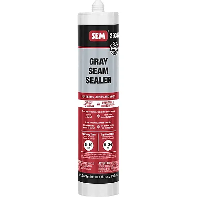 SEM 1K Seam Sealer - 10.1oz Tube - Grey