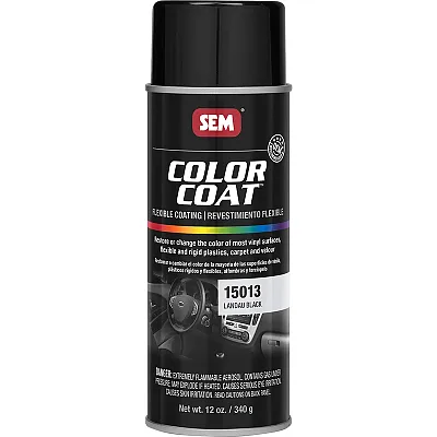 SEM Color Coat&trade; - 16oz Aerosol Can - Landau Black